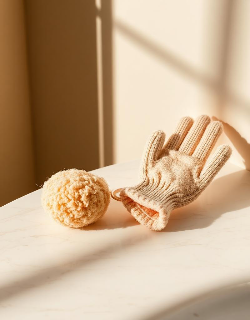 Loofahs & Scrub Handschoenen