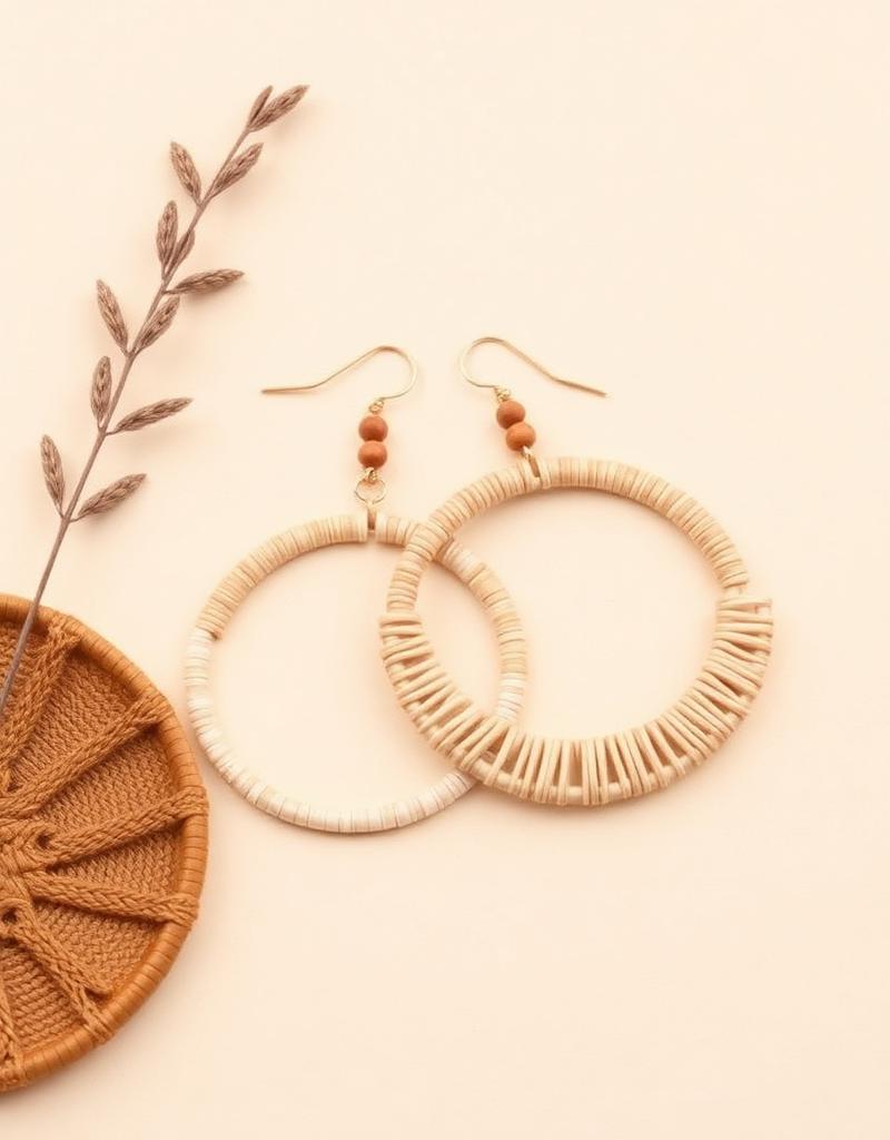 Crescent Bead Oorbellen