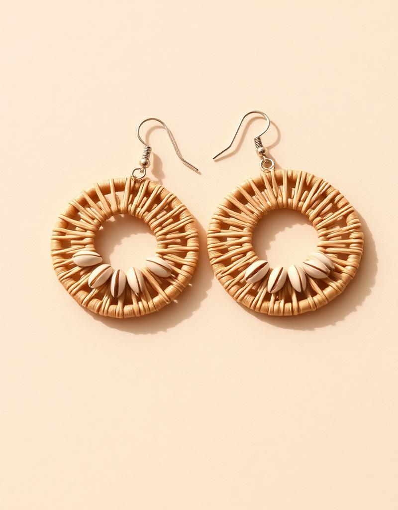 Shell Circle Oorbellen